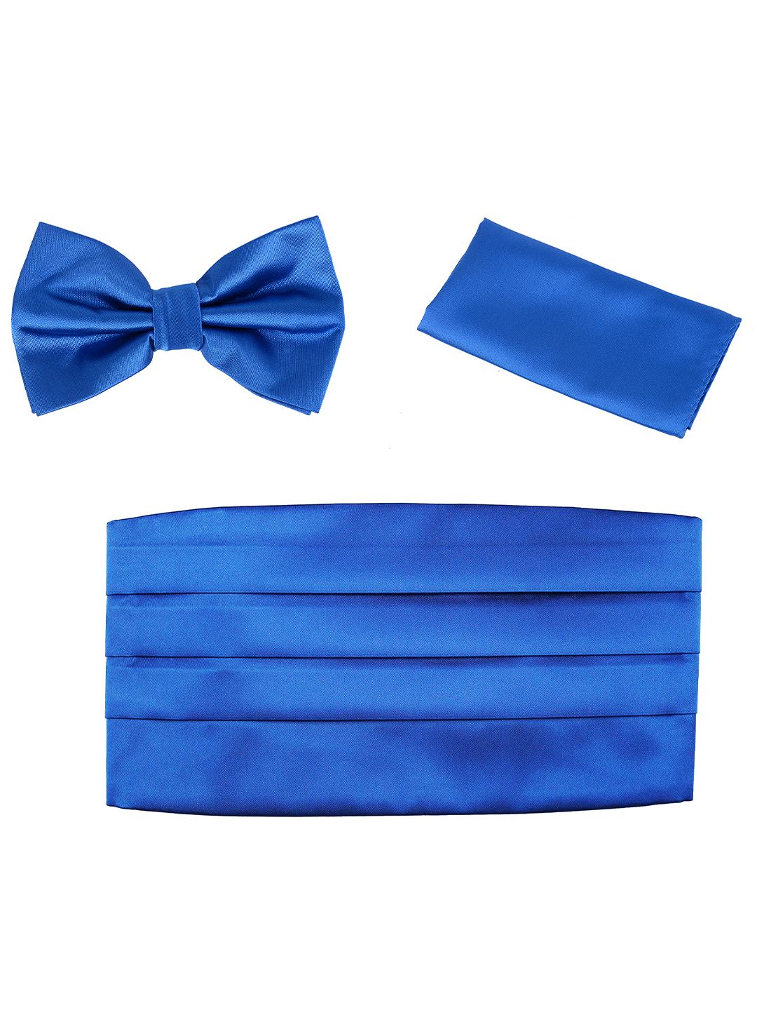 Royal Blue Bow Tie and Cummerbund Tuxedo Set